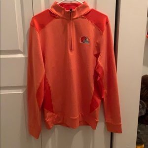 Brand new Cleveland Browns quarter zip pullover.